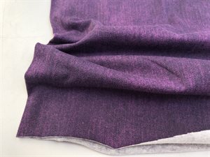 Bomuldsjersey - lækker i violet melange